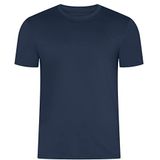 HRM Heren Zwaar Luxe Ronde Hals T-Shirt, Navy, Maat 5XL I Fair Trade Heren Ronde Hals T-Shirt, 195 g/m² I Duurzaam & Gemaakt van 100% Biologisch Katoen