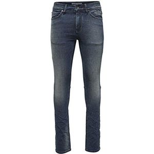 ONLY & SONS Heren Slim Jeans Onsloom 1748 Pa Noos, blauw (Dark Blue Denim)., 28W x 32L