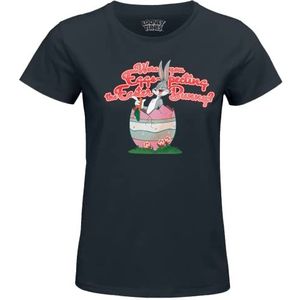 cotton division T-shirt voor dames, Marine, M