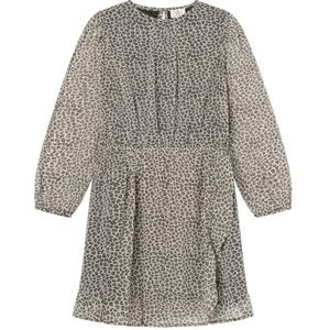 Springfield jurk, dierenprint, beige, maat 38-40
