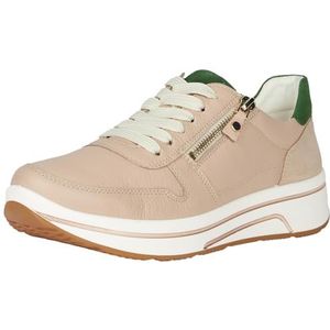 ARA Sapporo Sneakers voor dames, shell, gras, 37,5 EU breed, Shell Grass, 37.5 EU Breed