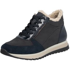 Rieker Dames 49004 enkellaarzen, blauw, 37 EU, blauw, 37 EU