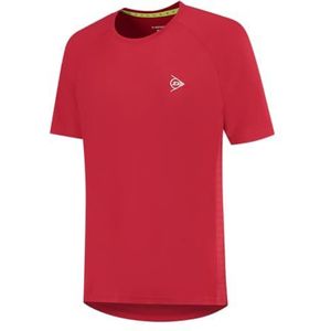 DUNLOP Club T-Shirt Met Ronde Hals voor Jongens, Jester Red, 128