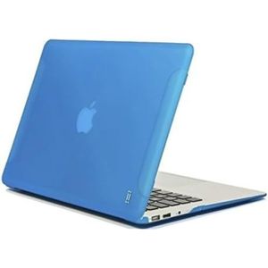 aiino - Harde beschermhoes voor MacBook Air 11"" I beschermhoes I rubberen MacBook shell I matte hoes voor MacBook Air 11 inch I ultradun I MacBook Air accessoires I Apple laptop beschermhoezen - blauw