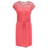 ONLY - ONLSINDY - Jurk - Watermeloen Rood - Korte Lengte