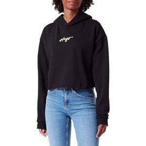 HUGO Sweatshirt voor dames, zwart 1, M