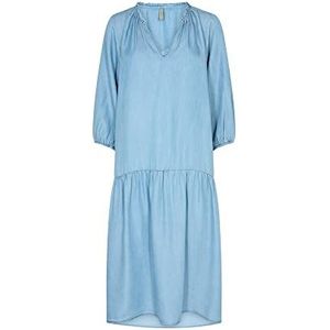 SOYACONCEPT Women's SC-LIV 39 damesjurk Dress, lichtblauw denim, X-Small, lichtblauw, denim, XS