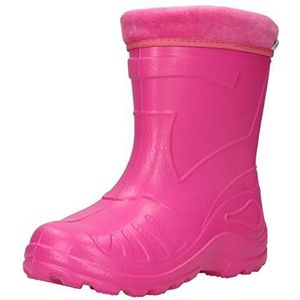 FUZZIO SeSe rubberlaarzen voor kinderen, regenlaarzen, licht gevoerd, roze, 23 EU Schmal