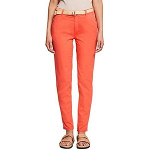 ESPRIT Dames 023EE1B333 broek, 870/CORAL ORANGE, 30/32, 870/Coral Orange, 30W x 32L