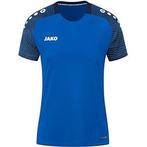 JAKO Dames T-Shirt Performance, Aqua/Wit/Marine, 34-36, 6197