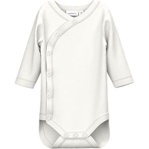 NAME IT Heren NbmvRoll Ls Wrap Body, Cloud Dancer, Numeric_74, cloud dancer, numeric_74