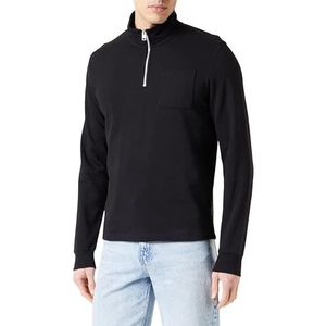 s.Oliver Sales GmbH & Co. KG/s.Oliver Heren sweatshirt met opstaande kraag sweatshirt met opstaande kraag, zwart, M