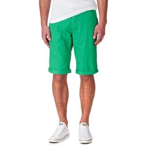 edc by ESPRIT Heren Shorts in Chino stijl 044CC2C004, groen (Radiant Green 307), 30W