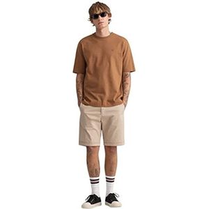 GANT Allister Sunfaded Klassieke shorts voor heren, Dry Sand