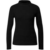 T-shirt - Slim-fit - Lange Mouwen - Houndstooth-patroon