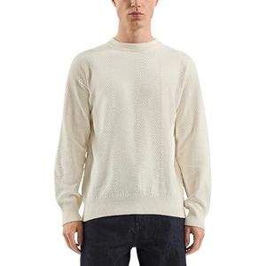 Gebreide Trui - Regular Fit - Lange Mouwen - Ronde Hals - Structuur