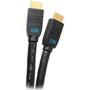 C2G 15ft (4.5m) C2G Performance Series Ultra Flexible Active High Speed HDMI® Cable - 4K 60Hz In-Wall, CMG (FT4) Rated Compatible with Xbox, Blu-ray, DVD, PS5, Smart TV, Soundbar, Monitors