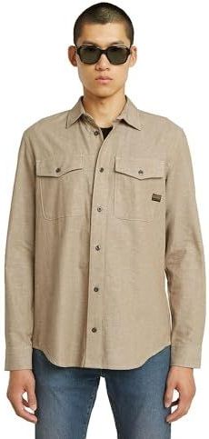 Marine Slim Shirt - Meerkleurig - Heren