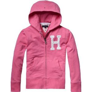 Tommy Hilfiger meisjes sweatshirt, roze (402 Azalea Pink), 176 cm