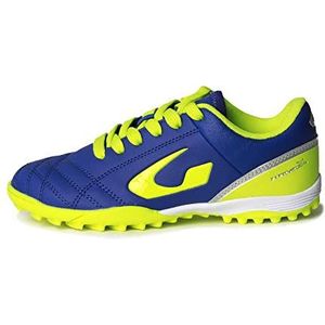 GEMS Scarpa Torneo X Jr Sneakers voor jongens, blauw fluogeel grijs, 31 EU