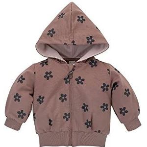 Pinokio Baby Hooded Jacket Happiness 100% Cotton Pink in Flower Print, Girls Gr. 68-104 (74), donkerroze (dark pink), 74 cm