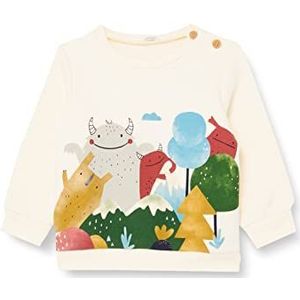 United Colors of Benetton Tricot G/C M/L 3RZLA101S Pullover Vanille 036, 74 kinderen