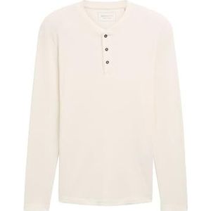 TOM TAILOR Denim Heren T-shirt, 10348 - Gardenia White, L