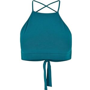 Urban Classics Dames Top Ladies Triangle Top watergreen L, watergreen, L