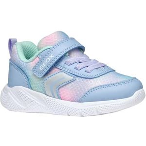 Geox B Sprintye Girl D babyschoenen voor meisjes, Hemel, meerkleurig, 21 EU