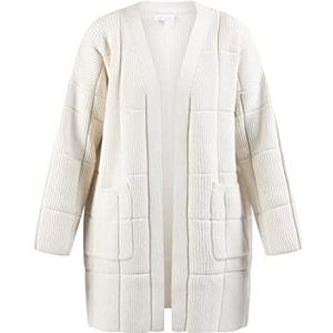 ALARY Open gebreide cardigan voor dames 15624758-AL01, wolwit, M/L, wolwit, M/L