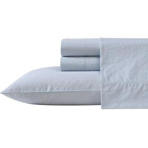 Nautica algodón de percal Juego de sábanas, Completo, Blanco, Cama Nautica algodón de percal Juego de sábanas, Completo, Blanco, Cama
