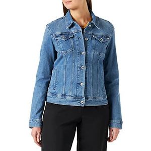 Pepe Jeans Dames Thrift Jacket, Blauw (Denim-HQ0), M