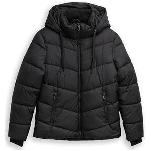 TOM TAILOR Dames 1047526 jas, 14482-Deep Black, M, 14482 - Deep Black, M