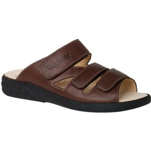 Ganter Harry Pantoffels voor heren, koffie, 47 EU Breed