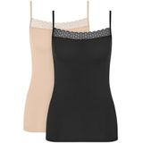Spaghetti Top - Zwart - Zonder Sluiting - Mouwloos