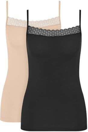 Spaghetti Top - Zwart - Zonder Sluiting - Mouwloos