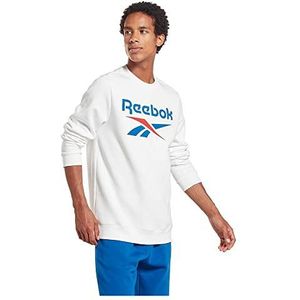 Reebok - Ri Flc Big Logo Crew - Sweatshirt - Grijs - Katoenfleece