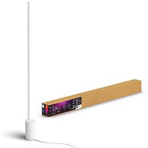 Philips Hue Gradient Signe Vloerlamp - Wit en Gekleurd Licht - Werkt met Alexa en Google Home - Verbind met Bluetooth of Hue Bridge - Dimbaar - 145 cm hoog - Wit