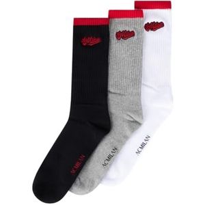 AC Milaan sokken, 3 paar, Urban Collection officieel logo
