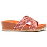 GIOSEPPO Sandalen Rafia - Pacific - Oranje - Anatomisch Voetbed - Biologische Zool