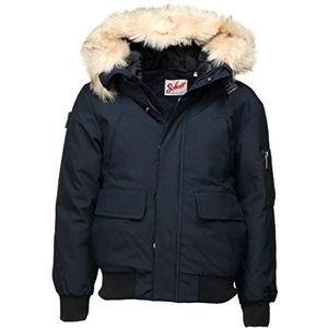 SCHOTT - Parka - Blauw - 10-16 jaar - Polyester materiaal
