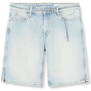 s.Oliver Women's Jeans Bermuda, Karolin Straight Leg, Blue, 36, blauw, 36