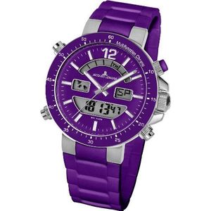 Jacques Lemans Unisex polshorloge Milano analoog - Digital Silicone 1-1712K