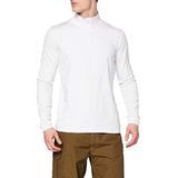 Erima heren Comfortabele longsleeve met col om in hard (933003), wit, 3XL