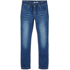NAME IT Jongens NKMRYAN Jogger SWE Jeans 5225-TH NO 13185212, donkerblauw (dark blue denim), 158 cm