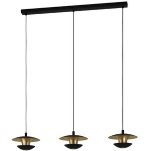 EGLO Nuvano Hanglamp - GU10 - 98,5 cm - Zwart/Goud