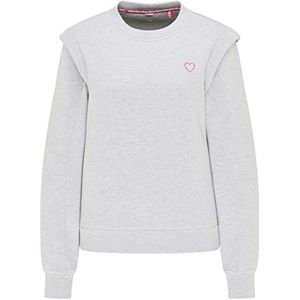 Tweek Dames Sweater 12618132-TW01, lichtgrijs melange, XL, lichtgrijs, gemêleerd, XL