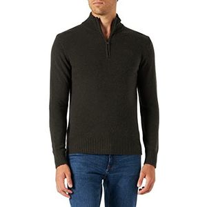 Schott NYC Trui/sweater voor heren, donkerkaki, M