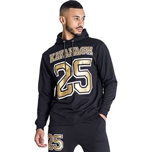Gianni Kavanagh Black The League oversized hoodie voor heren, blue, XS