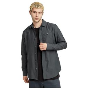 G-Star RAW Bristum 2.0 Slim overhemd, meerkleurig (Gs Grey Gradient Stripe D23553-d743-g743), XL